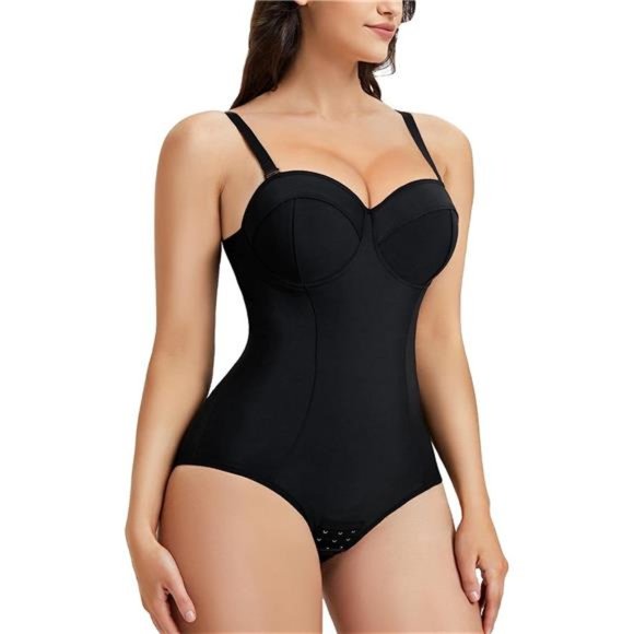 Tops Shapewear Bodysuit For Women Tummy Control Low Back Body Shaper